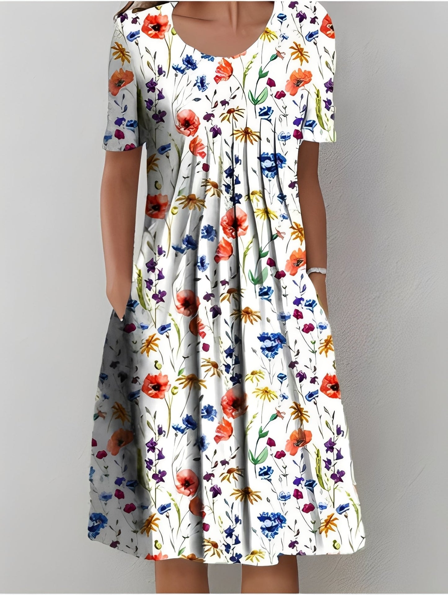 Jodie - Elegantes Kleid mit Print für Damen