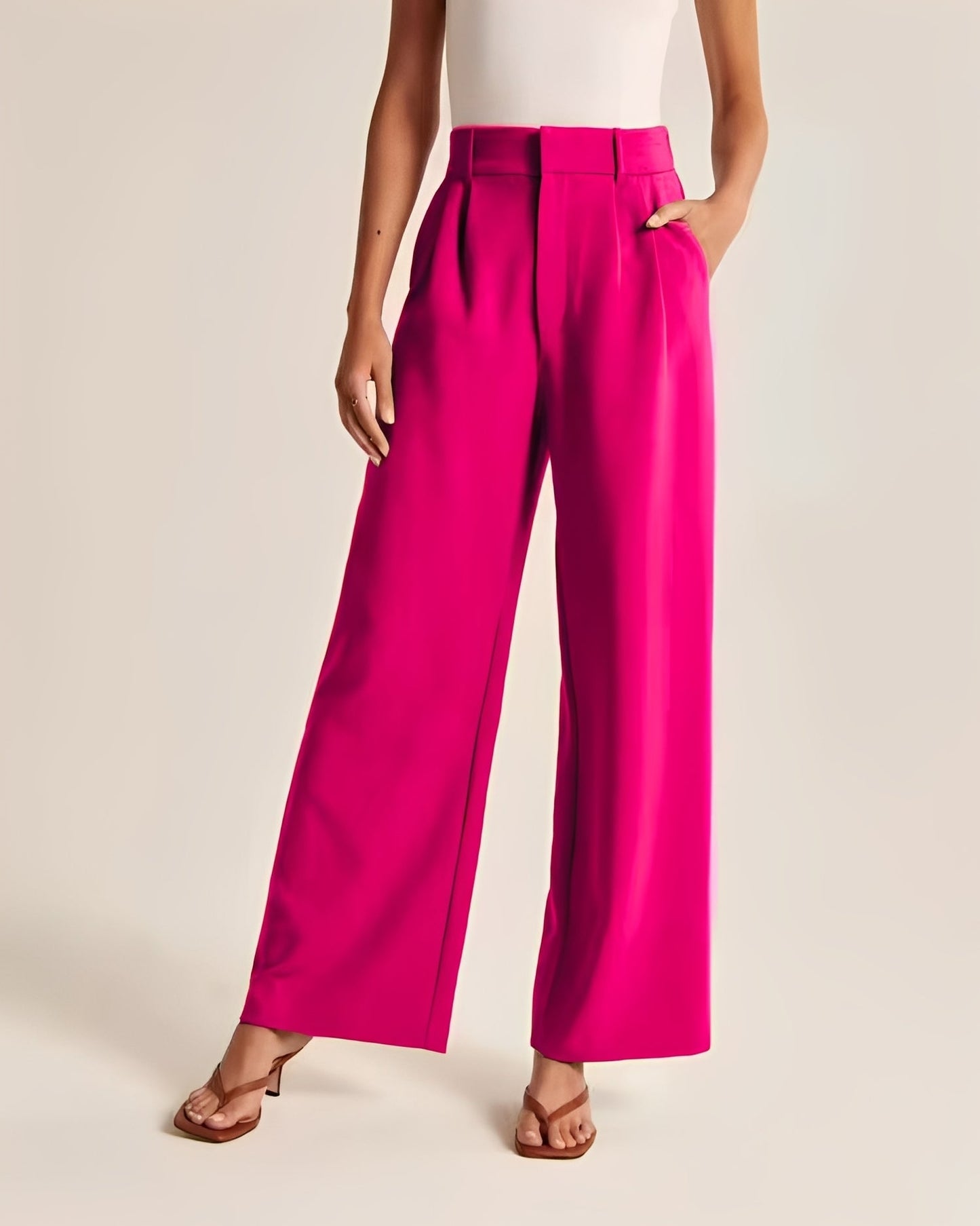Ruth - Elegante Hose mit weitem Bein für Damen
