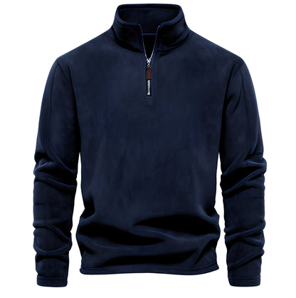 Nicholas - Eleganter Herren-Fleecepullover mit Reißverschluss