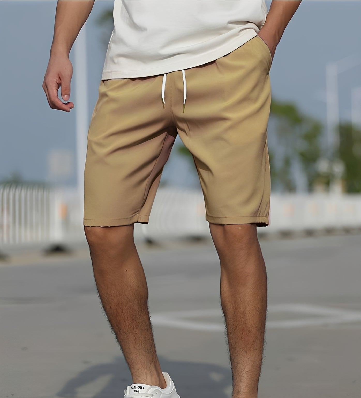 Tristan - Bequeme Shorts mit Kordelzug für Herren