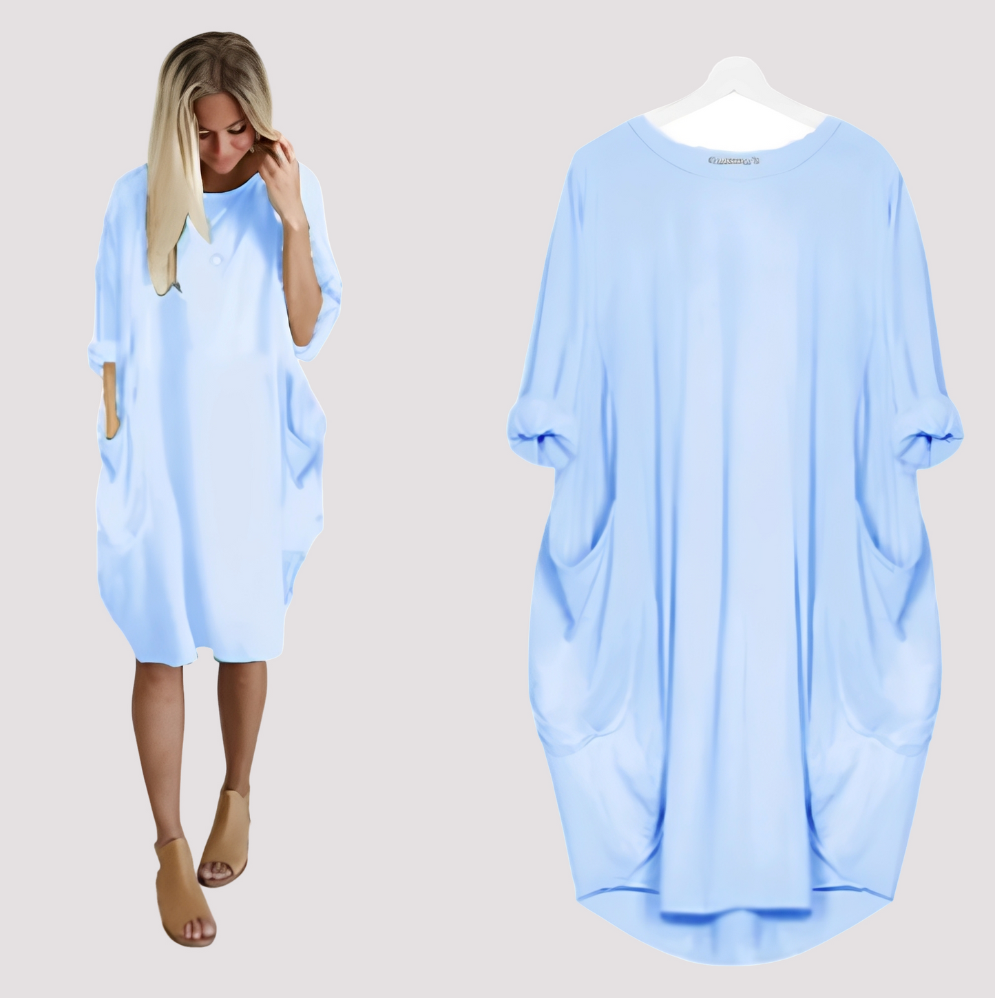 Kate - Lässiges und weites Kleid für Damen