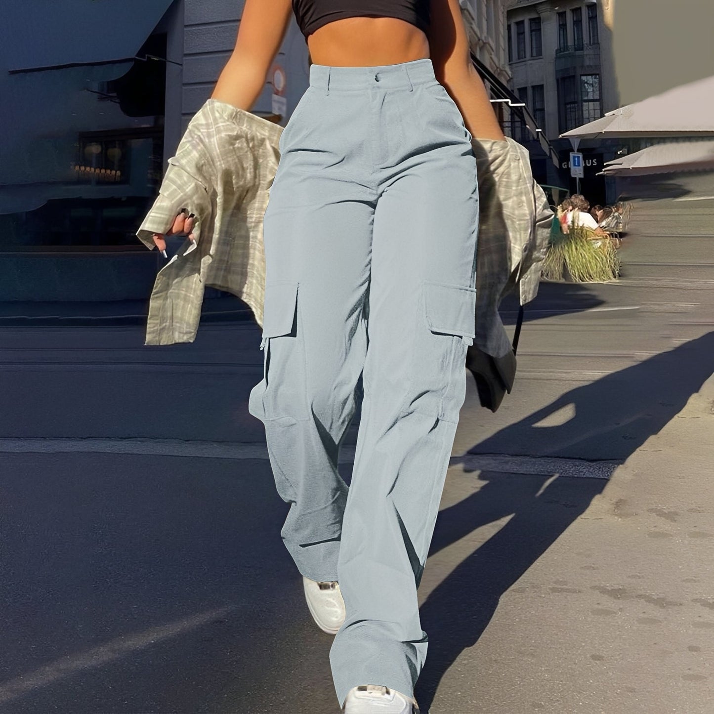 Sophie - Lässige Cargohose mit hohem Bund für Damen
