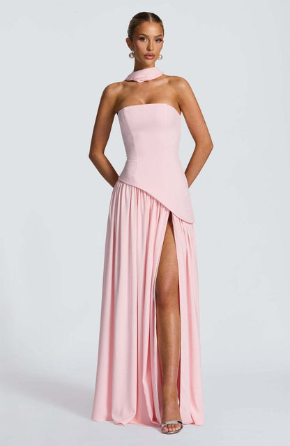Maggie - Elegantes, langes Kleid mit Tube-Top für Damen