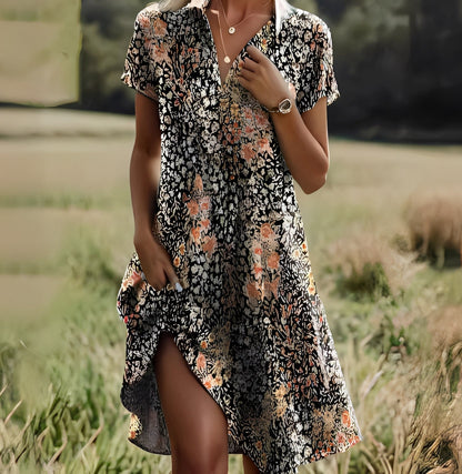 Eloise - Elegantes Kurzarmkleid für Damen
