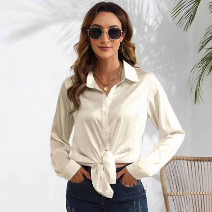 Erica - Moderne Bluse mit langen Ärmeln für Damen