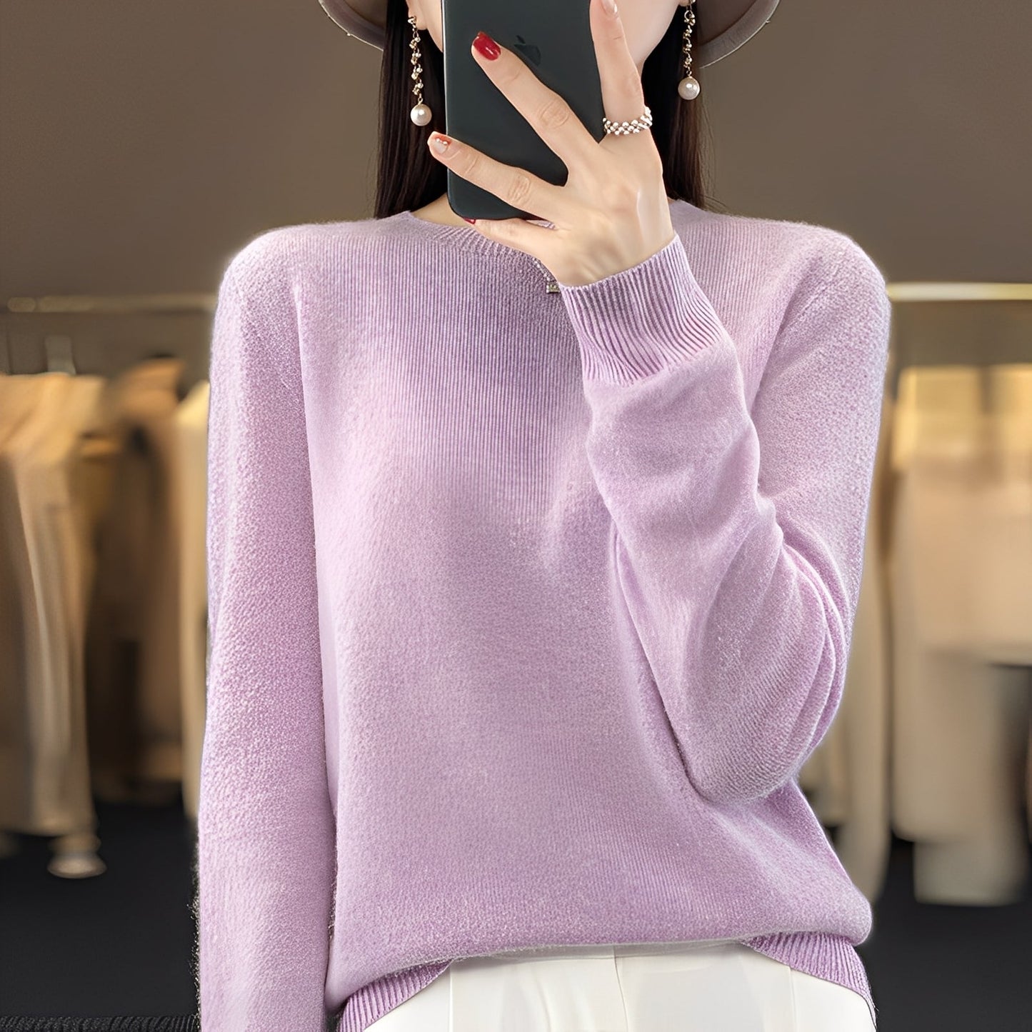 Cheyanne - Eleganter Damen-Kaschmirpullover