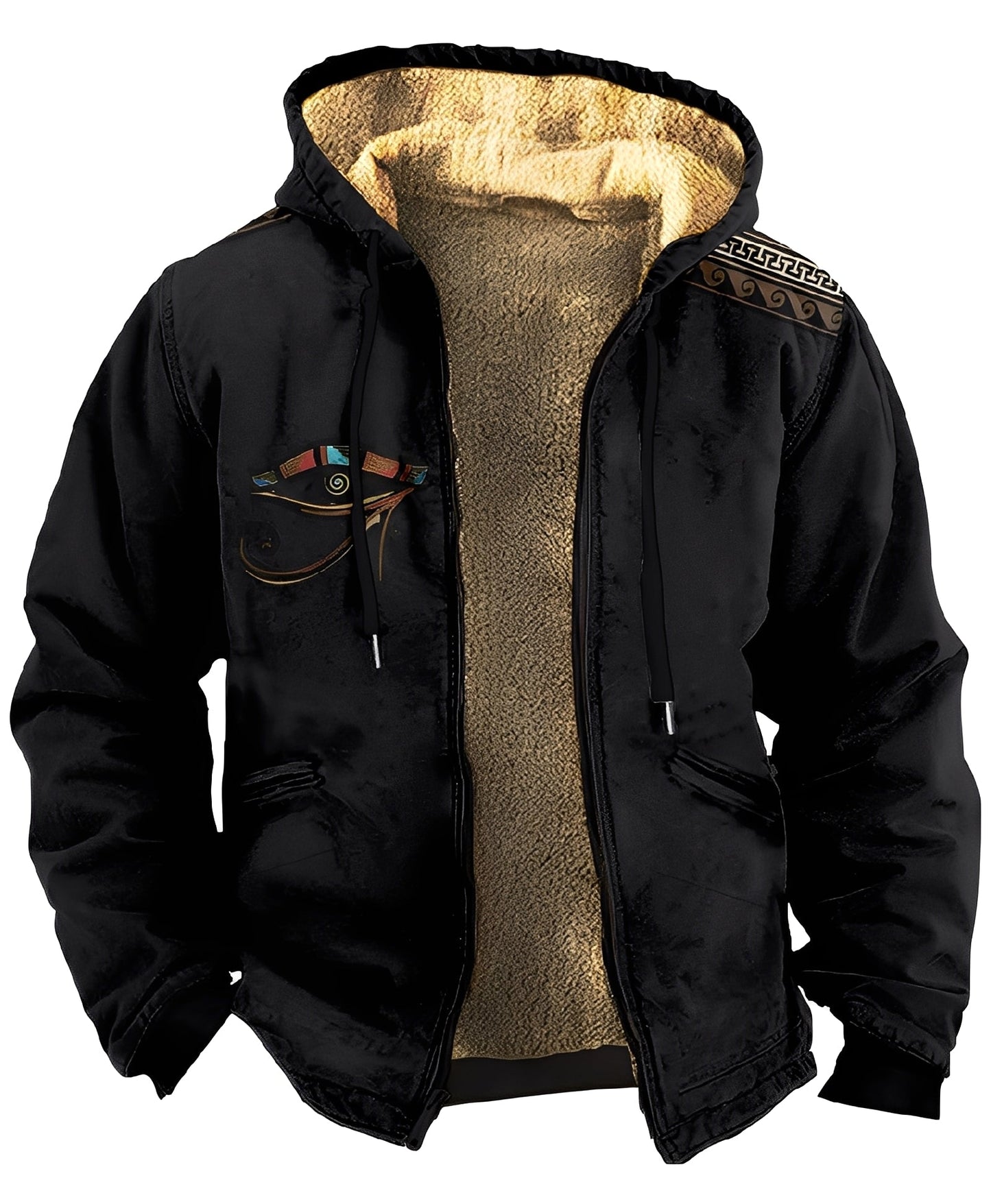 Mervin - Herren Hoodie aus auffälligem Samt