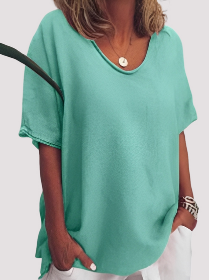 Joanne - Lässige und weite Bluse für Damen
