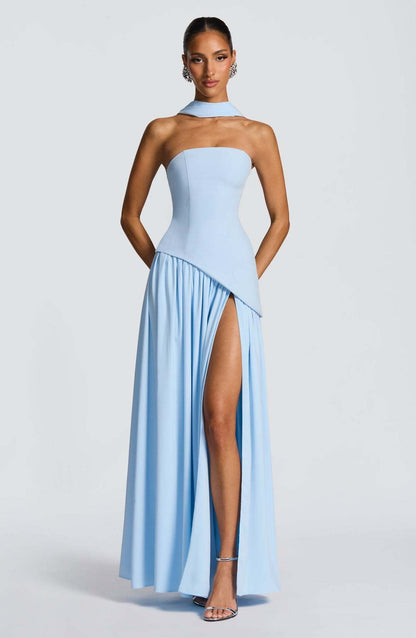 Maggie - Elegantes, langes Kleid mit Tube-Top für Damen