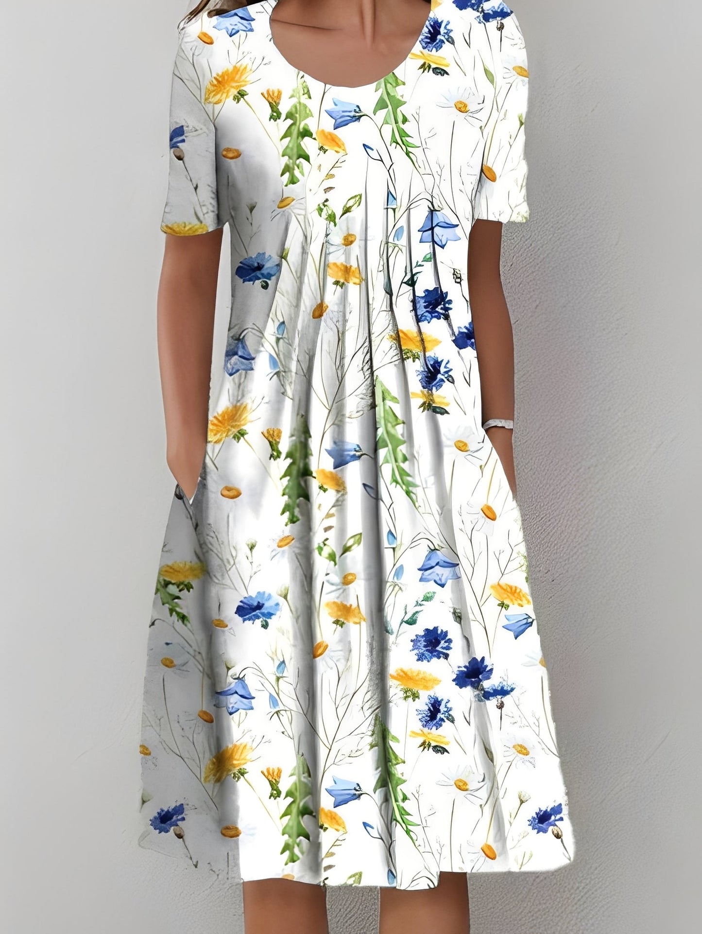 Jodie - Elegantes Kleid mit Print für Damen