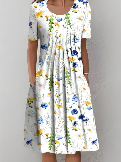Jodie - Elegantes Kleid mit Print für Damen