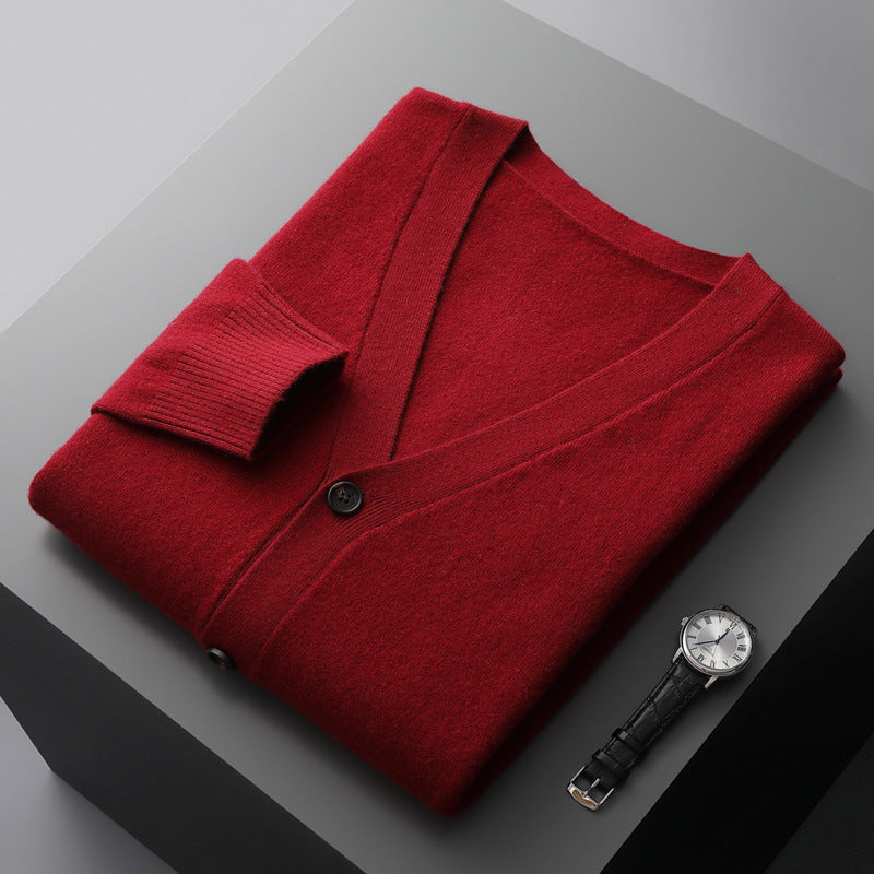 Anton - Moderner Wollcardigan für Herren