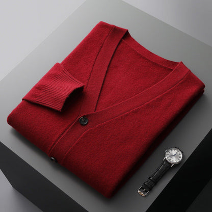 Anton - Moderner Wollcardigan für Herren