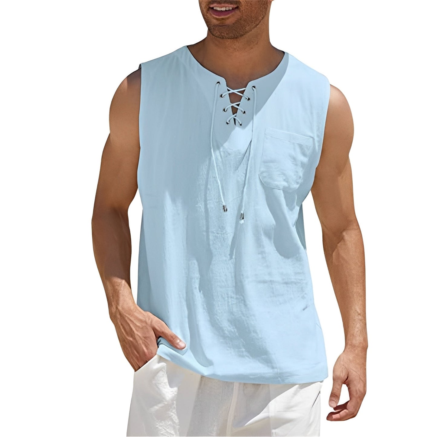 Alexia - Bequemes ärmelloses Tanktop für Herren