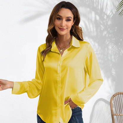 Erica - Moderne Bluse mit langen Ärmeln für Damen