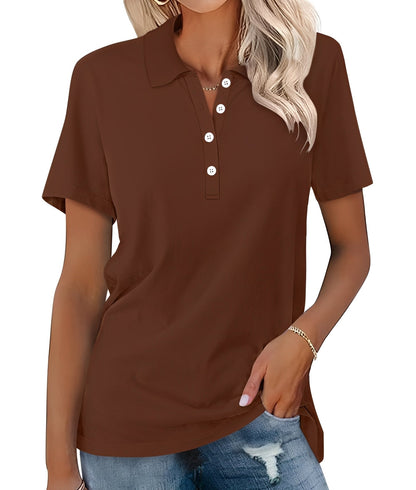 Amanda - Lässiges Kurzarm-Polo für Damen