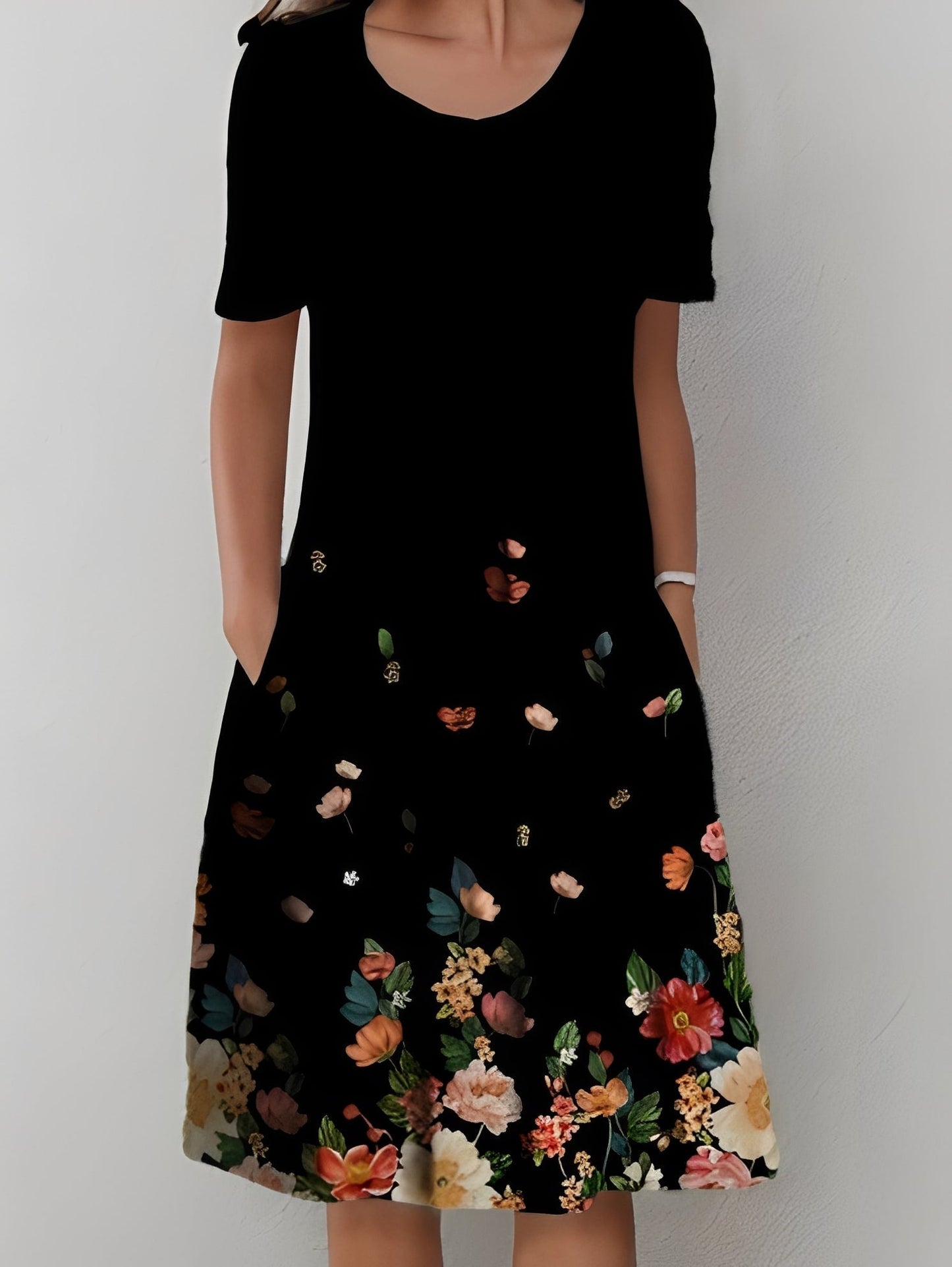 Jodie - Elegantes Kleid mit Print für Damen