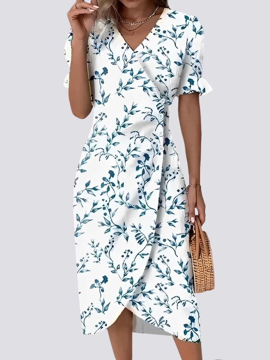 Fannie - Elegantes Kleid mit floralem Muster für Damen