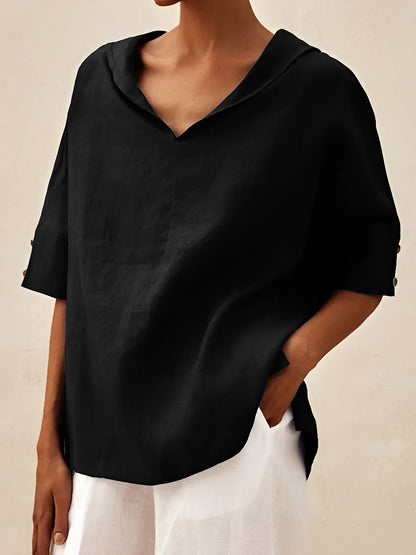 Angie - Lässige und weite Bluse für Damen