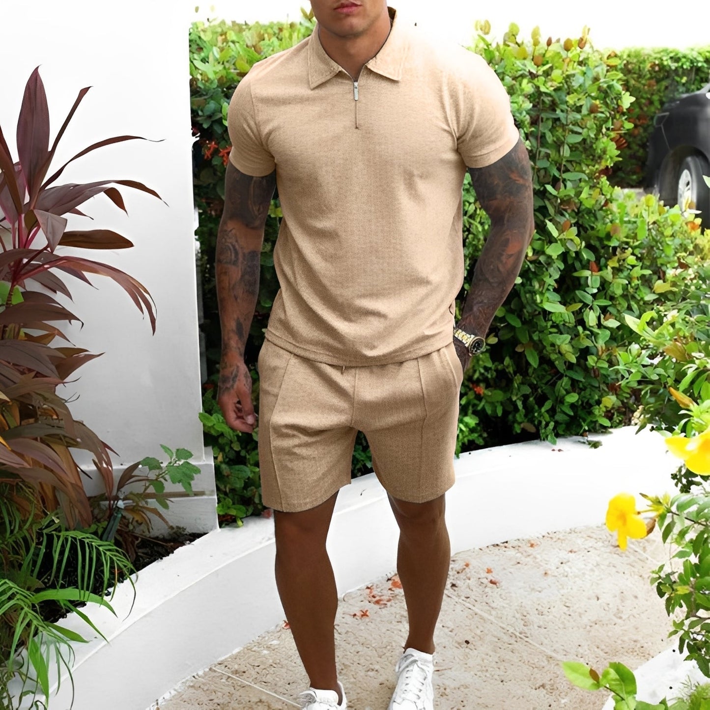 Richard - Lässiges Polo- und Shorts-Set für Herren