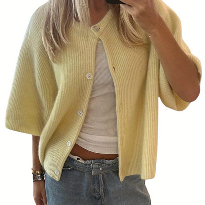 Margie - Weite Kurzarm-Cardigan für Damen