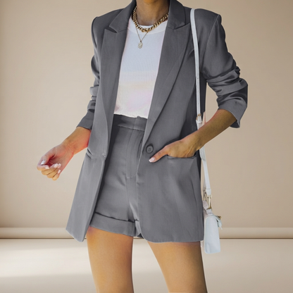 Geraldine - Stilvolles Shorts-Anzug-Set