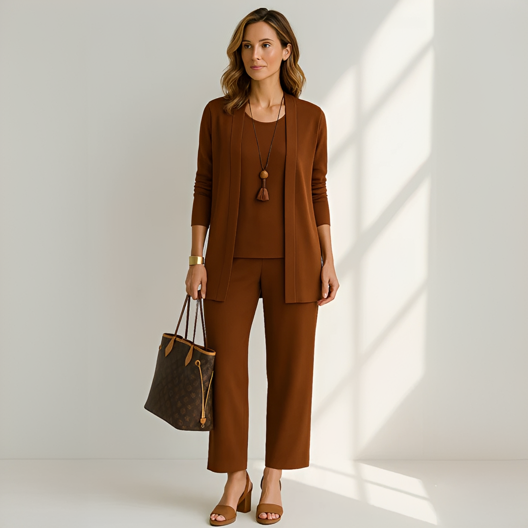 Aurella - Elegantes dreiteiliges Set für Damen
