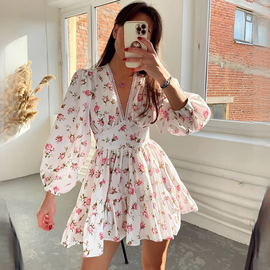 Jessamin - Elegantes Sommerkleid mit Blumenmuster für Damen