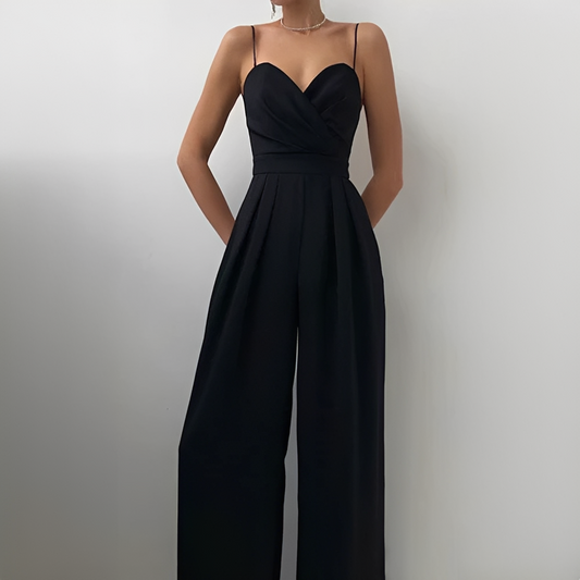 Glysha - Eleganter Jumpsuit mit weiten Beinen für Damen