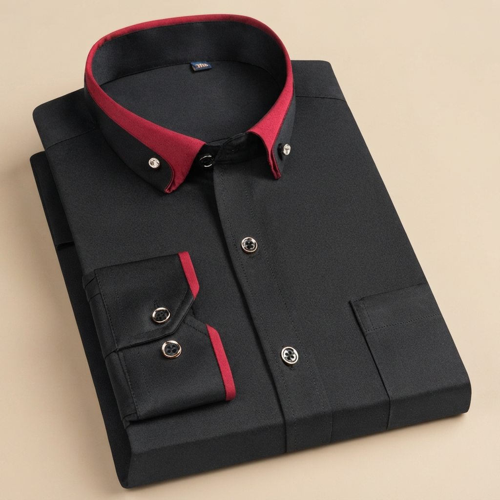 Giovanni - Anpassungsfähiges Langarm-Poloshirt