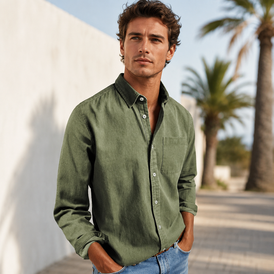 Wynford - Lockere Button-Down-Bluse