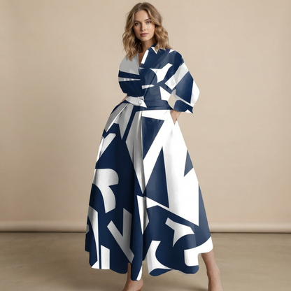 Laverne - Elegantes, leger geschnittenes Midikleid