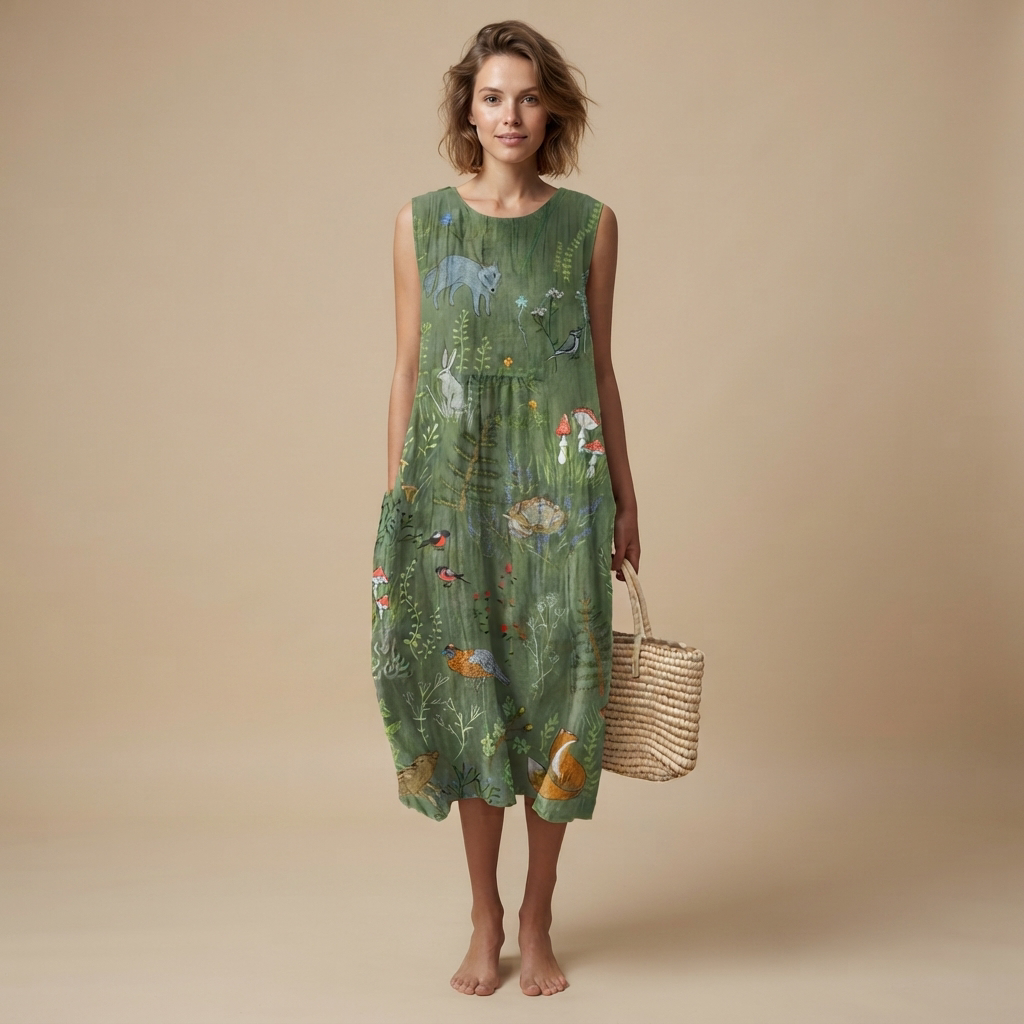 Elisa - Schickes ärmelloses Kleid
