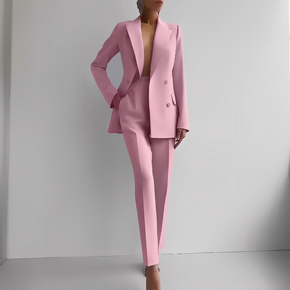 Marguerite - Anzugset formell mit langem Blazer für Damen
