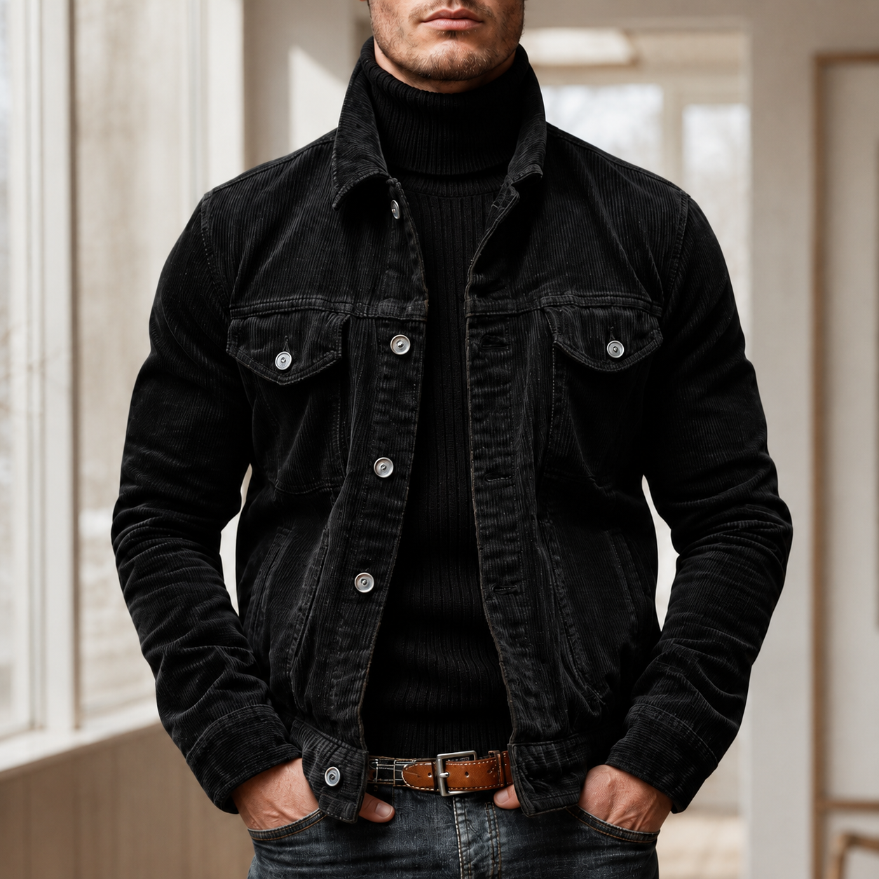 Meilyr - Bequeme Cargo-Jacke