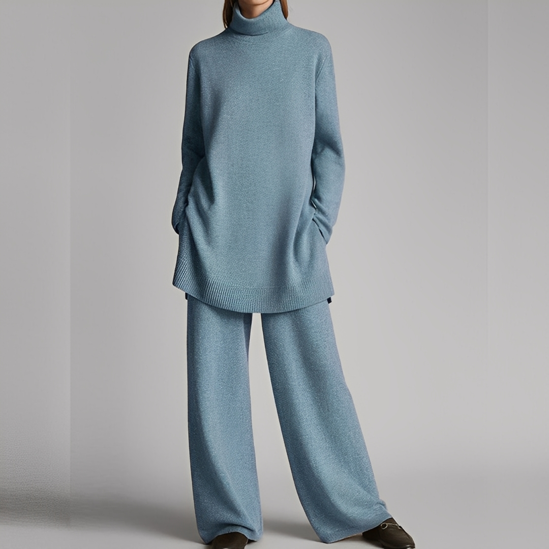 Mireille - Pullover und Winterhose lässige Frauen Ensemble