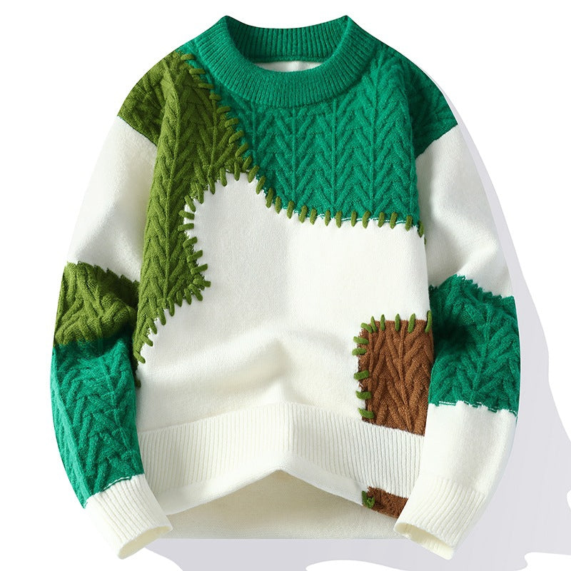 Jayce - Stilvoller, locker geschnittener Pullover mit Struktur für Herren
