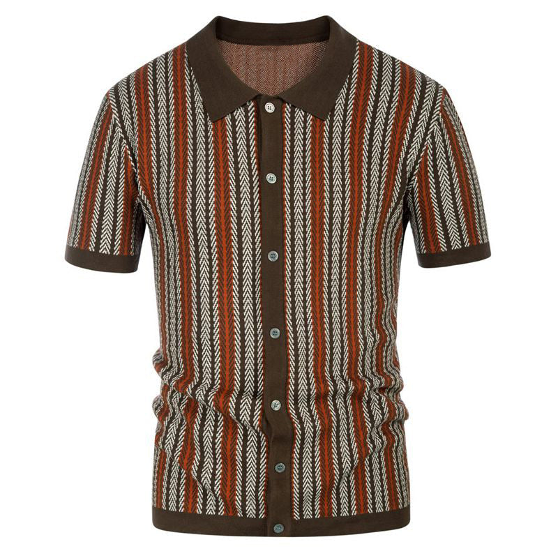 Kian - Elegantes Polo mit Knopfleiste für Herren