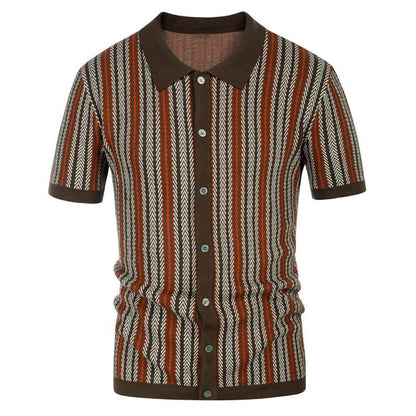 Kian - Elegantes Polo mit Knopfleiste für Herren
