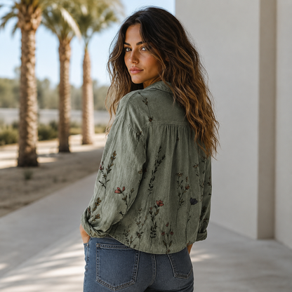 Rhoslyn - Vintage Leichte Bluse