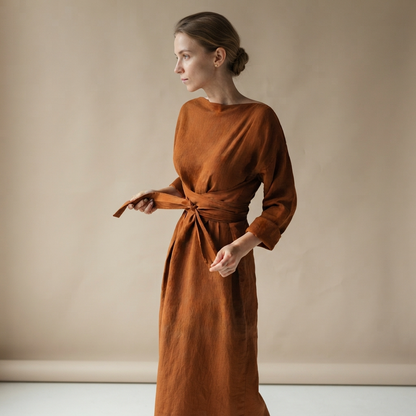 Ashlee - Fließendes Maxikleid ohne Schnürung