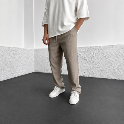Zeke - Bequeme Hose mit Bindeband