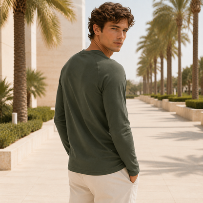 Keyhan - Klassisches Henley-Shirt