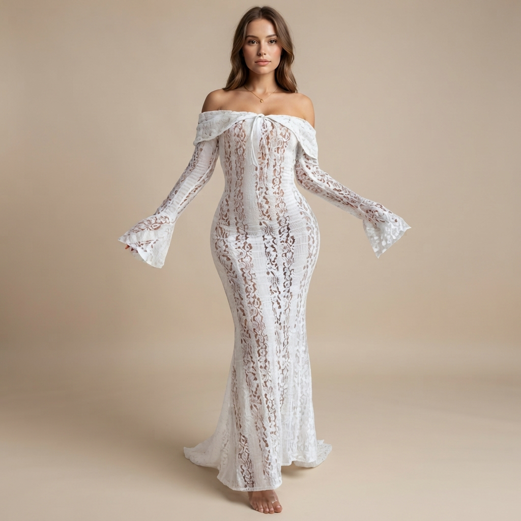 Juliana - Elegantes Maxikleid mit Schnürung