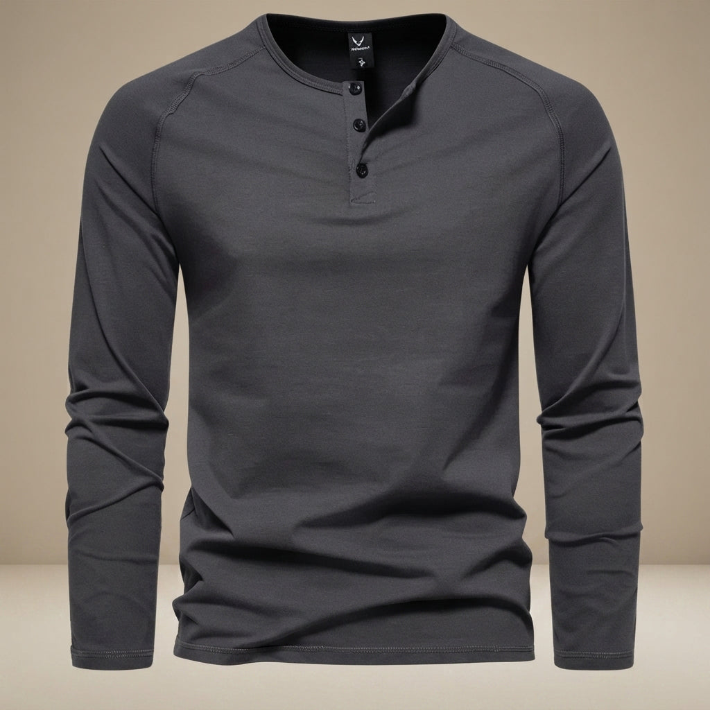 Keyhan - Klassisches Henley-Shirt