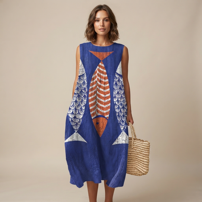 Elisa - Schickes ärmelloses Kleid
