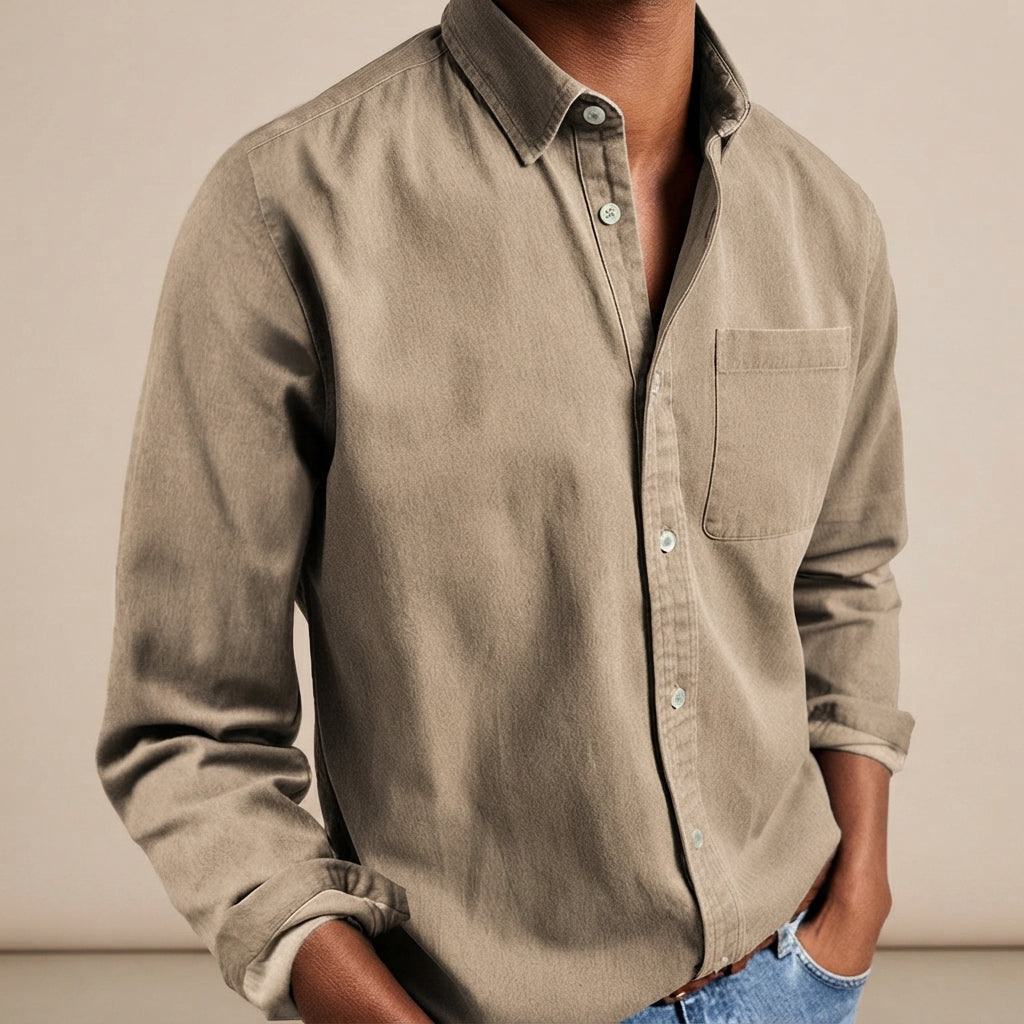 Wynford - Lockere Button-Down-Bluse