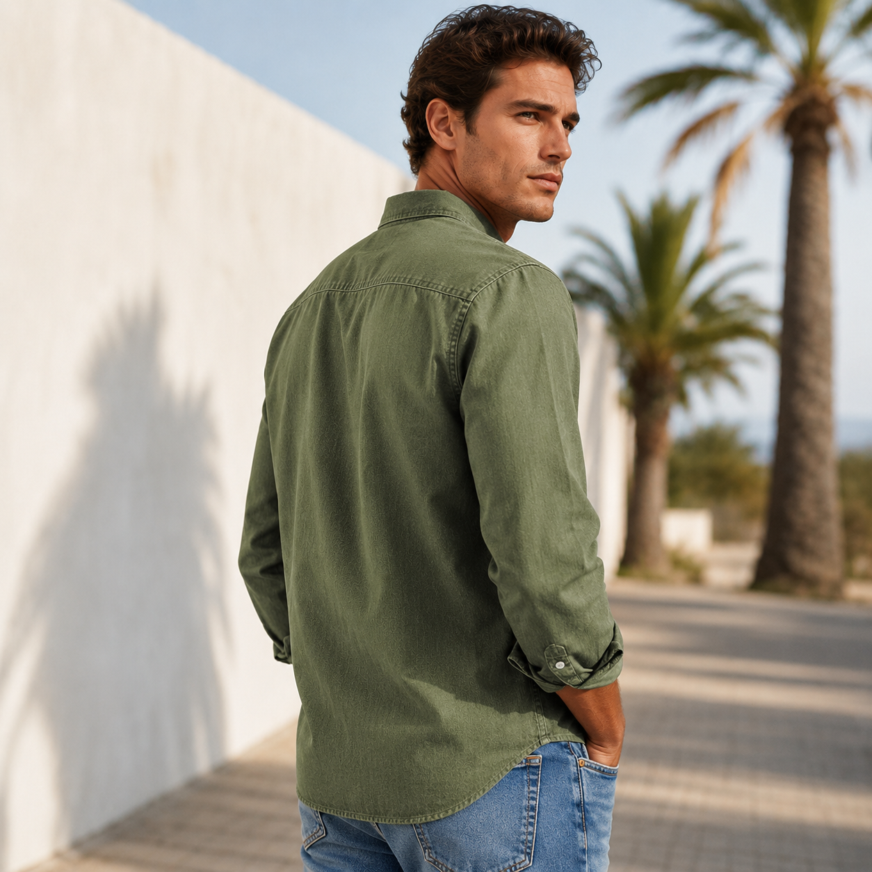 Wynford - Lockere Button-Down-Bluse