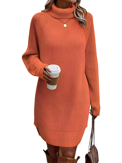 Melanie - Trendiges und bequemes Damenstrickkleid