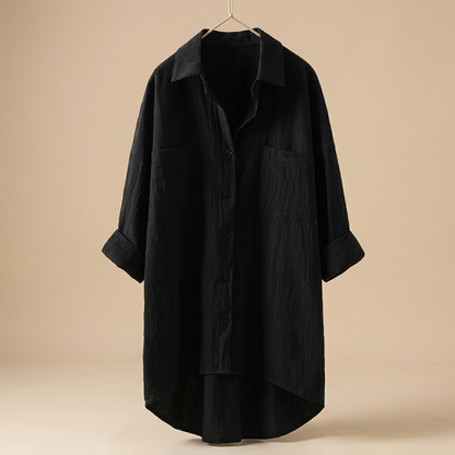 Jacient - Locker geschnittenes Button-Down-Hemd
